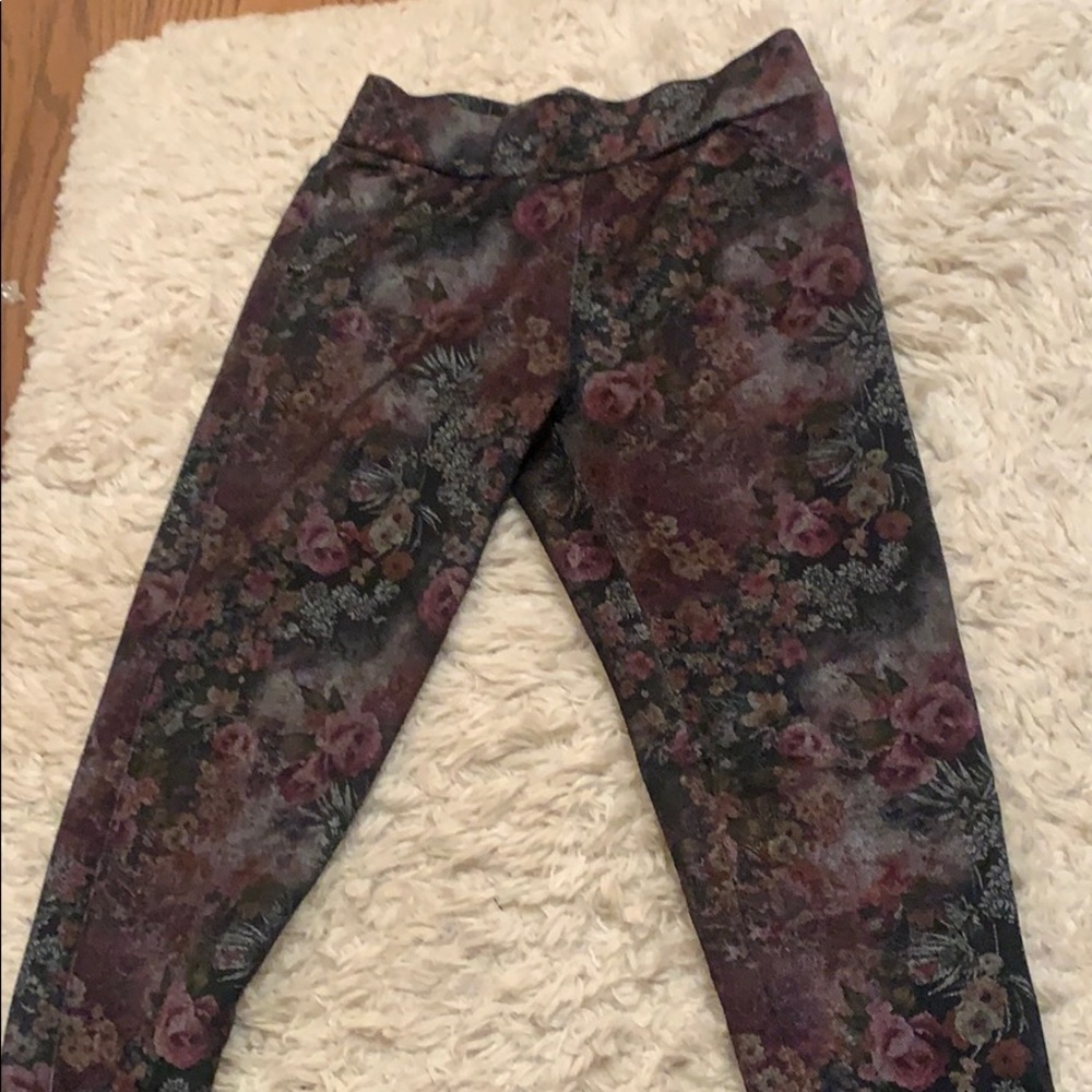 Floral leggings